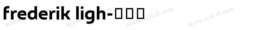 frederik ligh字体转换